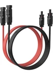 Elfculb Solar Panel Extension Cable - 12AWG 30FT Black And Red With Male/female. Fixed Price $24.00.