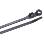 Ancor 199229 8" X 50 Lb Nylon Black Uv Resistant Mountable Cable Ties. Fixed Price $17.57.