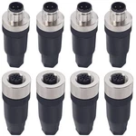 M12 4 Pin & Female Socket Panel Aviation Wire CONNECTOR,12MM Industrial .... Fixed Price $49.09.