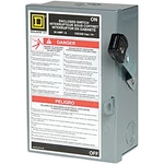 Square L221N Safety Switch, 2-POLE, 30 A, 240 V, Dpst, Lug Terminal. Fixed Price $63.96.