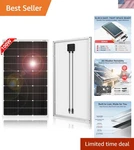 Weather-resistant 100W Solar Panel With MC4 Connector For Clean Energy Solutions. Fixed Price $94.99.
