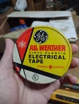 Vintage All Weather Vinyl Plastic Electrical Tape Metal Can Tin Only. Fixed Price $20.00.