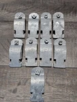 (lot Of 9) B-line B2011 1/4" Std Conduit Power Strut Clamp. Fixed Price $15.00.