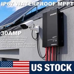 Waterproof Mppt Solar Panel Charge Controller 30A Battery Pv Regulator 12V 24V. Fixed Price $73.88.
