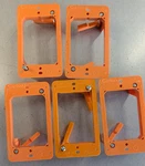 Genuine Set Of 5 Pack Thomas & Betts SC100RR Carlon Single Gang Low Voltage Box. Fixed Price $17.99.
