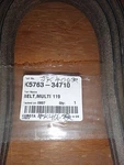 Kubota Belt, K5763-34710 Nos. Fixed Price $40.00.