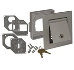 Raco 4600RAC 4" Square Raised 1/2" Single Device Cover Galvanized Lock/key. Fixed Price $374.00.