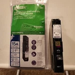 Square QO115PDFC 15A Circuit Breaker. Fixed Price $30.00.