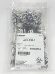 Bag Of 100 Burndy ACC-F90-1 Stainless Steel & Straight On Module Cable Clips. Fixed Price $29.99.