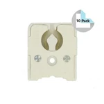 Leviton 431-W (10 Pack) Butt-on Screw-in Shunted T8/T12 Fluorescent Lamp Holders. Fixed Price $37.73.