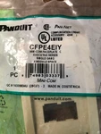 Panduit CFPE4EIY Wall Plate,single GANG,4 Ports Electric Ivory. Fixed Price $6.95.