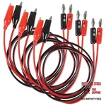 Diann 6PCS Banana Plug Alligator Clip Test Cable 4MM Leads. Fixed Price $11.99.