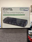 Plugable 7 Usb 3.0 Hub With Dual Charging Ports Super Speed 5 Gbps New. Fixed Price $29.99.