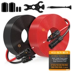 Sjz Sun Run Solar Extension Cable 10AWG 6MM 50FT Pv Wire 10GAUGE Adaptor Panels. Fixed Price $88.43.