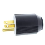 Cooper 5266N1 Black 15A Straight Blade Autogrip Plug Connector 5-15 2P3W 125V. Fixed Price $9.49.