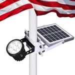 Flagpole Light Solar Powered,auro 7 Spot Led. Fixed Price $34.99.