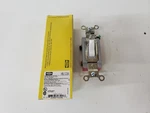 Hubbell HBL1223W Wall Switch 3-WAY. 120/277V. 20A. White Toggle New. Fixed Price $5.00.