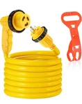 Kanayu 25FT 30AMP Rv Power Extension Cord Compatible With Nema L5-30P/R. Fixed Price $65.00.