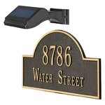 Products Standard Wall Illuminator Solar Address Lamp Black. Fixed Price $72.06.