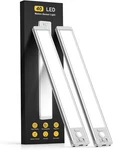 Mcgor 10INCH Under Cabinet Lighting, 2 Pack Rechargeable Motion Sensor. Fixed Price $14.99.