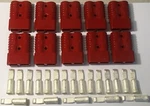 10 Pack Authentic Anderson SB175 Kit Red Housings + 1/0 Awg Contacts. Fixed Price $125.99.