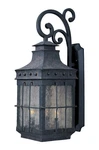 Maxim 30084 Country Forge / Seedy Glass Nantucket 23"H 3-LIGHT Wall Sconce. Fixed Price $574.20.