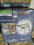 Brand New In Box Sunforce Solar Decoy Security Camera Item # 82340. Fixed Price $21.99.