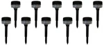 Set Of 10 Toro Contemporary Plastic Pathway Landscape Light #52805. Fixed Price $36.00.