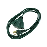 Master Electrician 04314ME Outdoor Extension Cord, 16/3 Sjtw, Green, Triple Tap,. Fixed Price $29.23.