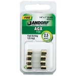 Jandorf 60658 Fast Acting Fuse, 2.5 A, 125 V, 100 Ka Interrupt, Glass Body. Fixed Price $15.31.