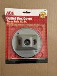 (new) Ace Outlet Box Cover 31661 All Weather Hole 1/2" Grey. Fixed Price $10.00.