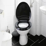 Black Slow Close Elongated Toilet Seat Plastic With Bumper Renovator Supply. Fixed Price $59.99.