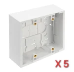 Leviton 42777-2WA Surface Mount Box, Dual Gang, White 5 Pack Unopened. Fixed Price $25.00.