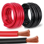 Kimbluth Awg Battery Cable 2X5FT Copper Ofc Red/black For Auto Solar. Fixed Price $54.42.