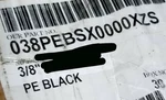 Drossbach 038PEBS 3/8" I.d. Polyethylene Corrugated Convoluted Split Loom Black. Fixed Price $19.99.