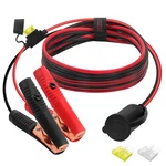 Cuzec 12V/ 24V Extension Cord Plug Socket With Battery Clamp 8FT 2.44M 14 A.... Fixed Price $18.85.