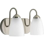 Progress Lighting Gather 2 Bathroom Vanity Brushed Nickel. Fixed Price $25.00.