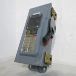 Square CH361AWK 30A 600V 3R Fusible Safety Switch Disconnect View Window F05. Fixed Price $195.00.