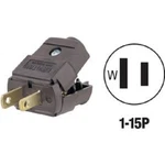 (10)-LEVITON 15A 125V 2-WIRE 2-POLE Clamp Tight Cord Plug, Brown C20-00101-00P. Fixed Price $34.89.
