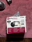 Utilitech 150W Halogen Flood Light Black Weather Resistant Outdoor 017300. Fixed Price $23.00.