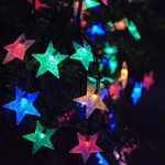 Upgraded Solar Star Fairy Led Strip Lights 8 Modes Waterproof Outdoor Yard Decor. Fixed Price $17.99.