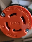 Eaton Arrow Hart 30-AMP 125/250-VOLT Nema L1430C Locking Connector Orange. Fixed Price $20.00.