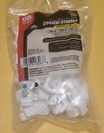 Gardner Bender Wood 7/16 In. Plastic Coaxial Cable Staple Pk PR-50. Fixed Price $9.59.