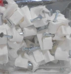 Lot Of 600 1/4" White Coax Staples Gardner Bender PSW-3650 12 Boxes. Fixed Price $29.99.