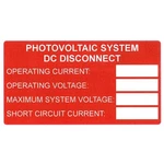 Hellermanntyton 596-00241 Dc Disconnect Label. Fixed Price $59.47.