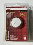 Ace Dimmer Rotary Push On/off Ivory Control For Incandescent Lights Only. Fixed Price $5.10.