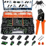 476PCS 37 Kits Waterproof Automotive Electrical Connectors 1/2/3/4/6 Male&fem.... Fixed Price $59.92.