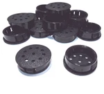 QTY10 Heyco 3/4" Vp 750 Vent Plug 2677 Thick .125 Panel Locking Hole Cap Nylon. Fixed Price $7.00.