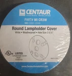 Lot 4 - Centaur Electrical Wi CR3W Weatherproof Round Lampholder Cover. Fixed Price $16.99.