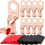 30/10PCS Bare Copper Cable Wire Lugs Ring Terminals Battery Welding. Fixed Price $57.67.